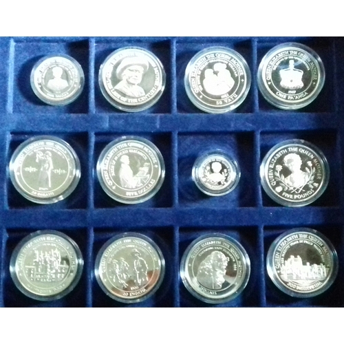 585 - Westminster coin collection set of 29 x Queen Mother approved, H.M. Queen Elizabeth the Queen Mother... 