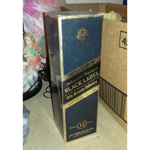 88 - Boxed and un-opened Johnnie Walker Black Label 12 year old extra special scotch whisky