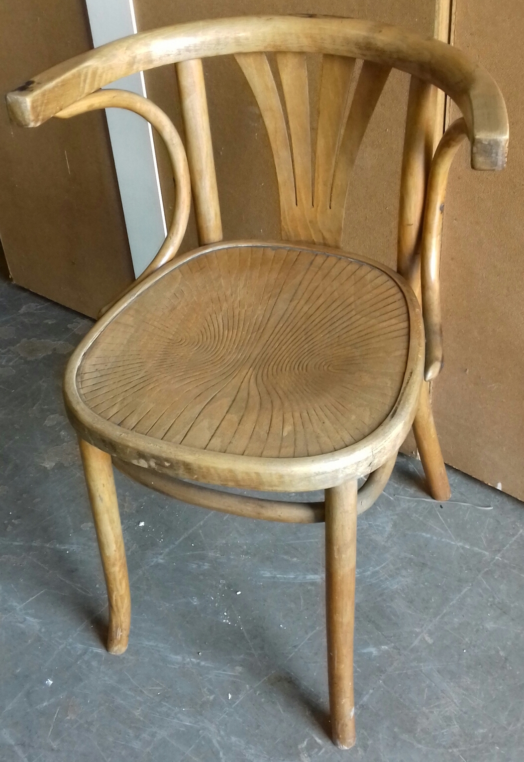 Vintage APM Poland bentwood chair