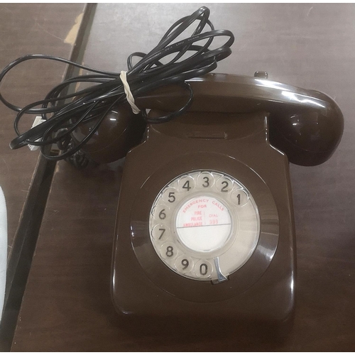 74 - Vintage BT telephone with modern wire adaption