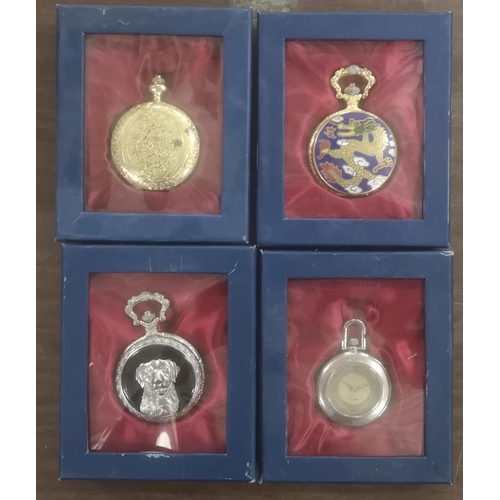 30 - 4 x boxed pocket watches