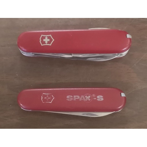 16 - 2 x Swiss army multi tool knives