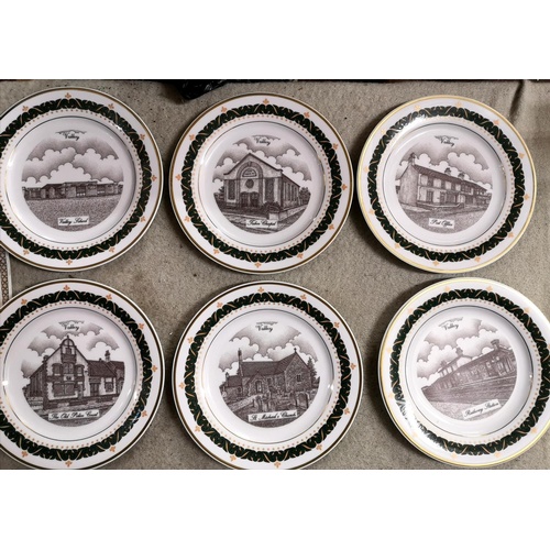 126 - Boxed set of six 1999 Canterbury collection, limited edition Anglesey 22 cm diameter collectors plat... 