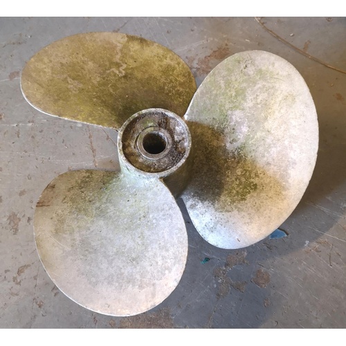 203 - 39 cm diameter large galvanised ships propeller