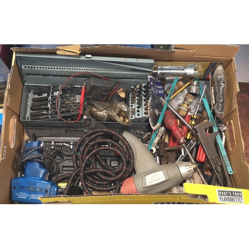 271 - Box of assorted tools and sockets etc