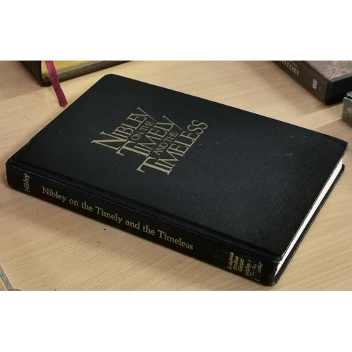 71 - Nibley on the timely and the timeless 323 page hard cover Mormon book