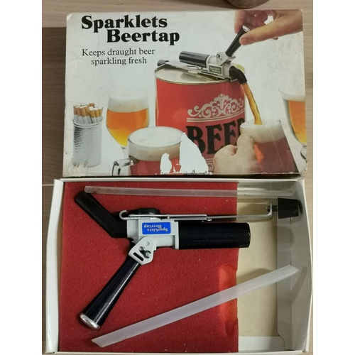 83 - Boxed retro Sparklets draught beer tap