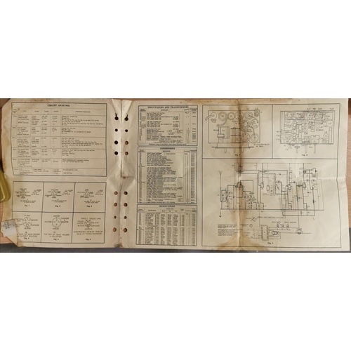 92 - Bundle of assorted size and make vintage radio valves & service procedure & technical spec for PYE Q... 