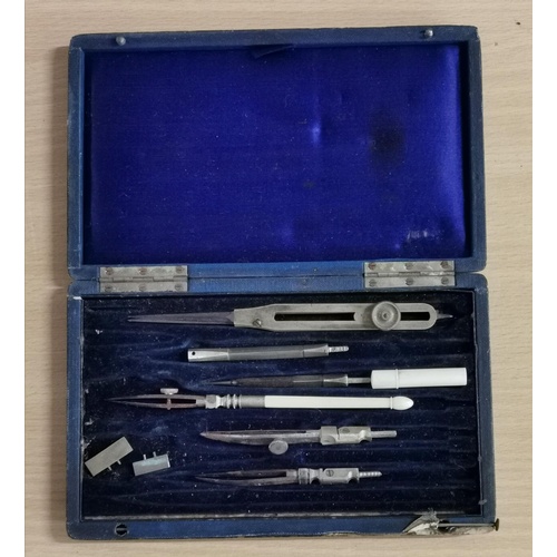 116 - Incomplete vintage tool set in case