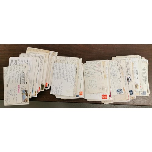 218 - Large bundle of assorted loose posted UK & worldwide postcards mainly 1970/80's