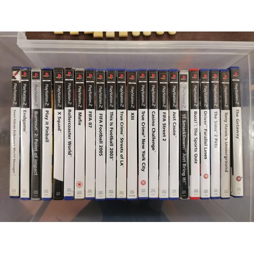 263 - Bundle of 22 x assorted genre Sony Playstation 2 games