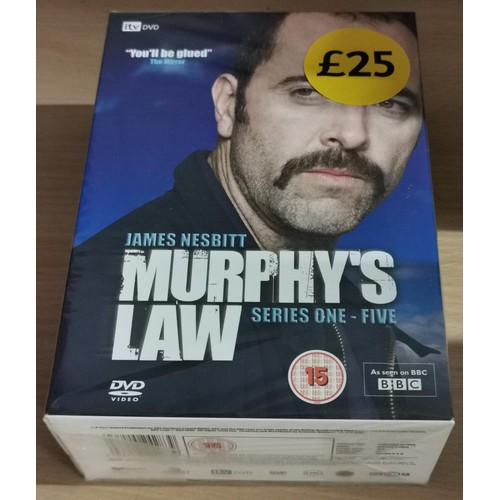 65 - New and sealed James Nesbitt - Murphys Law series 1-5 DVD box set