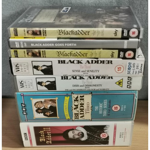 69 - Bundle of Black Adder VHS & DVDs