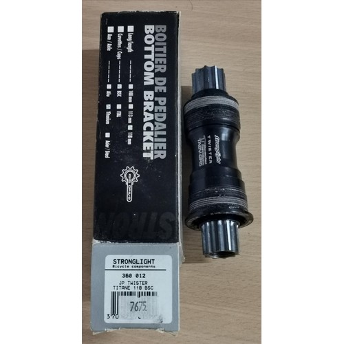 242 - Boxed Stronglight JP twister cycle bottom bracket