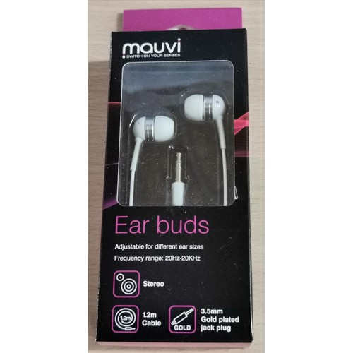 243 - New and boxed Mauvi ear buds