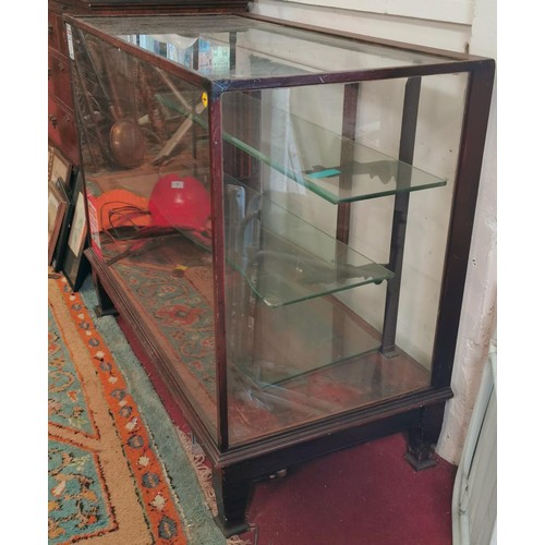 5 - 111 x 54.5 x 91 cm tall pre-war shop counter display cabinet