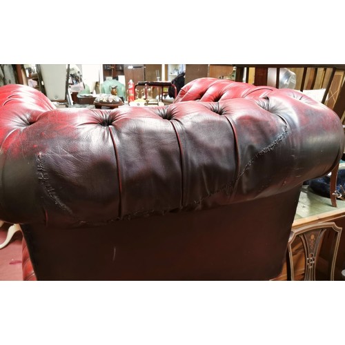 194A - Oxblood Chesterfield club chair