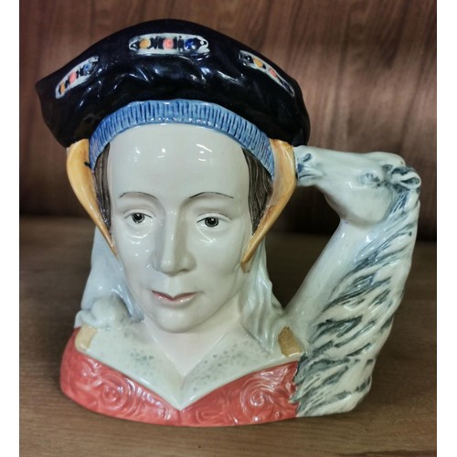 379 - Large 1979 Royal Doulton D6653 Anne of Cleeves character jug - no damage