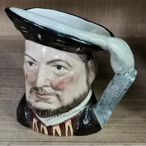 385 - Large 1975 Royal Doulton D6642 Henry VIII character jug - no damage