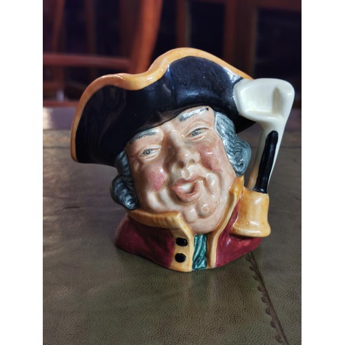 749 - 10 cm tall 1959 Royal Doulton D6537 Town Crier character jug