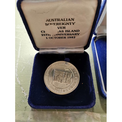 837 - 1983 Australian Sovereignty over Christmas Island, territory day anniversary coin