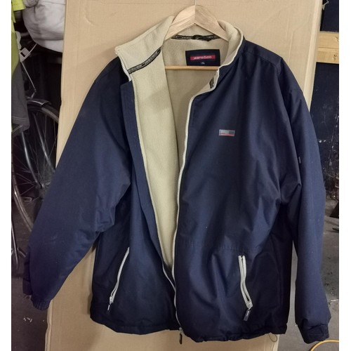 65 - As new untagged Jeans & Co full zip fleece lined shower proof jacket size XL
