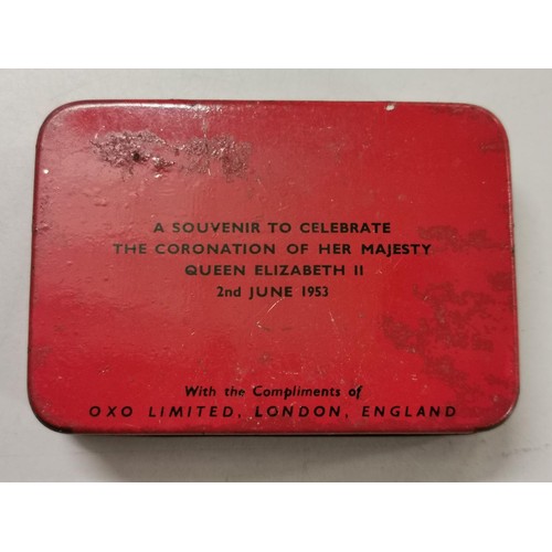 79 - 1953 coronation souvenir tin by OXO