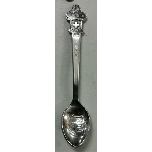 75 - Rolex silver plated teaspoon