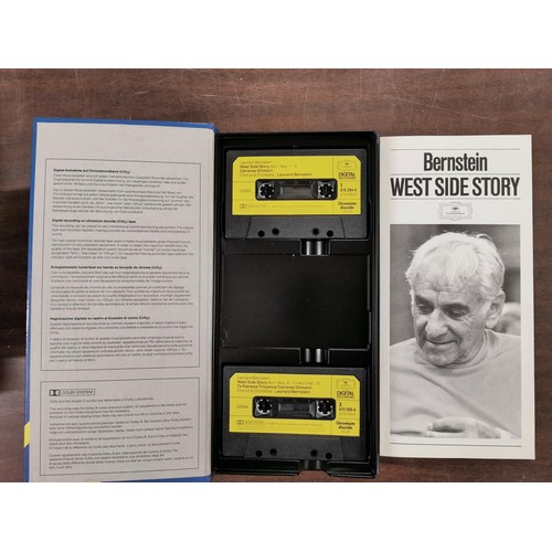 252 - Bernstein West Side Story audio cassette tape box set with booklet