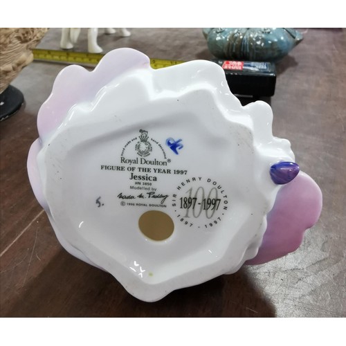 259 - 21 cm tall Royal Doulton HN3850 1997 figure of the year 'Jessica'