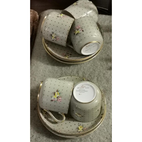 129 - Set of 5 x Spode Copeland old concord cups and saucers