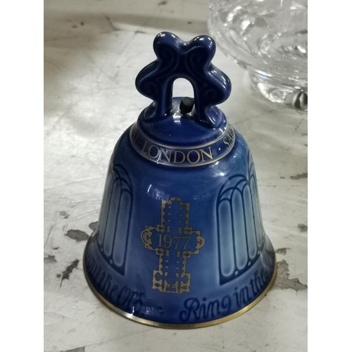 134 - B&G Copenhagen porcelain 1977 New Year bell