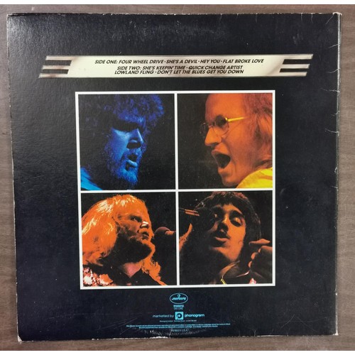 174 - 1975 Bachman Turner Overdrive four-wheel drive gatefold sleeve vinyl album with inner picture sleeve... 