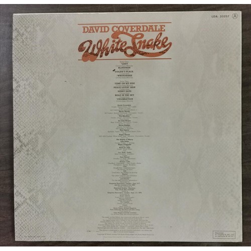 175 - 1977 David Coverdale Whitesnake vinyl album LDA 20257 with inner lyric sleeve (A1 B1) in very good c... 