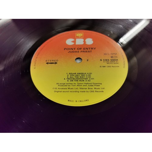 178 - 1981 Judas Priest Point of Entry vinyl album, S CBS 84834 (A1 B3) - in excellent condition