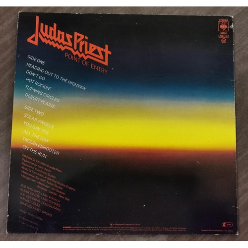 178 - 1981 Judas Priest Point of Entry vinyl album, S CBS 84834 (A1 B3) - in excellent condition