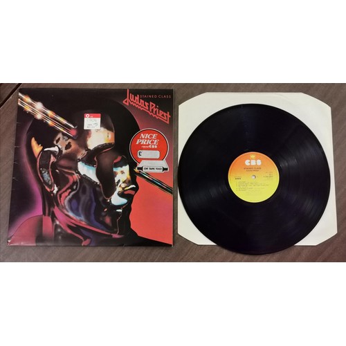 179 - 1978 Judas Priest Stained Class vinyl album S CBS 32075 (A2 B4) - in excellent condition