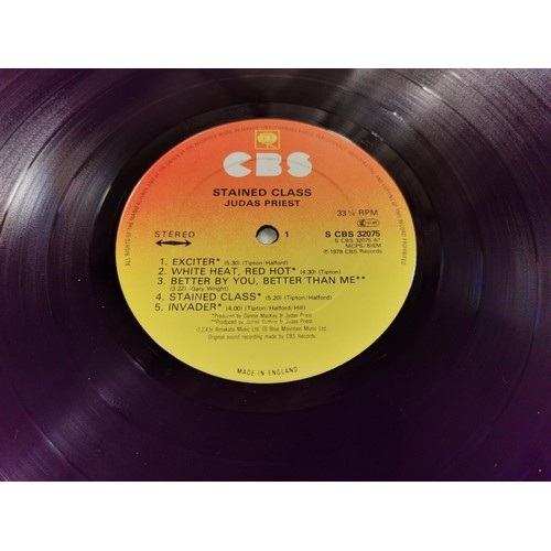 179 - 1978 Judas Priest Stained Class vinyl album S CBS 32075 (A2 B4) - in excellent condition