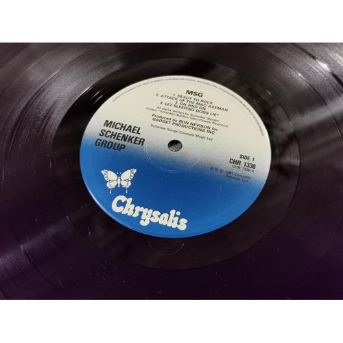 182 - 1981 Michael Schenker Group-MSG vinyl album with inner picture and lyric sleeve, Chrysalis CHR 1336 ... 