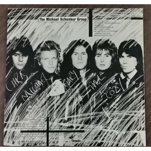 182 - 1981 Michael Schenker Group-MSG vinyl album with inner picture and lyric sleeve, Chrysalis CHR 1336 ... 
