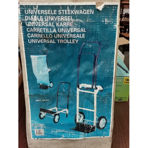 126 - Boxed as new trolley cart