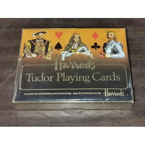 29 - New and still sealed Harrods Tudor playing cards