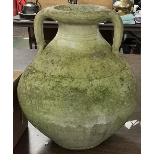 45 - Approx 48 cm tall old Asian? earthenware water carrying pot