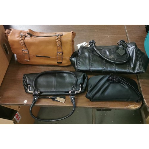 113 - 4 x ladies hand bags in very good/as new condition including 3 x leather being Jasper Conran, Coast ... 