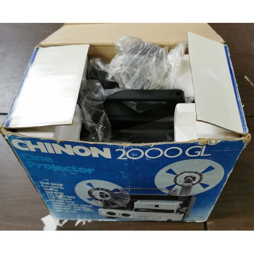 101 - Boxed Chinon 2000 GL cine projector