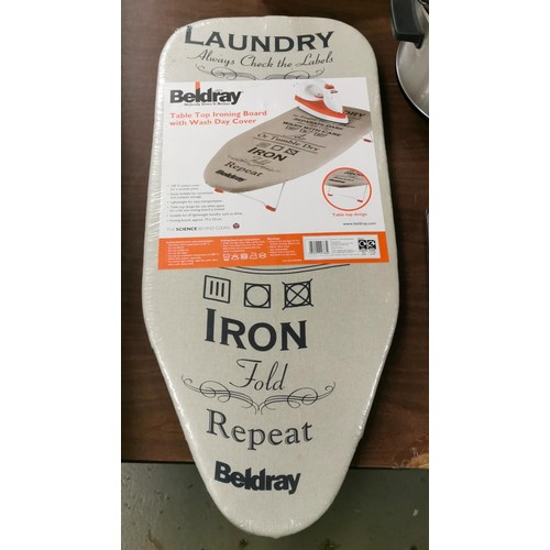 166 - New and sealed Beldray table top ironing board