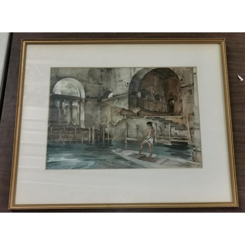 139 - 48.5 x 39.5 cm framed and mounted vintage picture print by William Russell Flint  titled The Marches... 