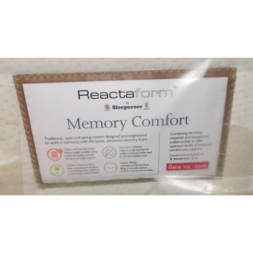 131 - New and still factory sealed Bensons For Beds single divan bed with storage & 'Sleepeezee Reactaform... 