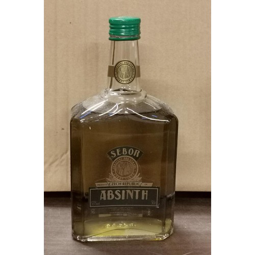 106 - Opened but near full 50 cl Sebor Absinth