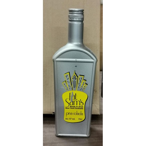 107 - Unopened 70 cl bottle of Fat Sam's pina colada